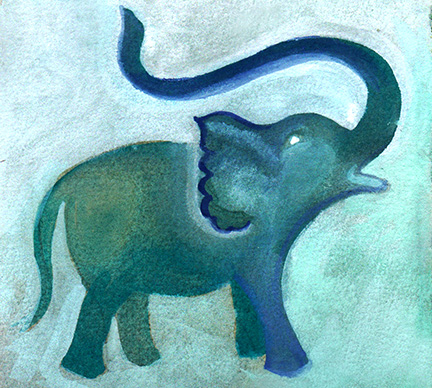 elephant illustration by Limor Farber 