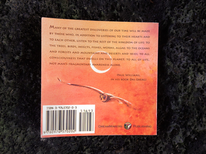 book design: Voices of the Earth - back cover