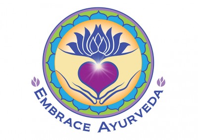 logo design: Embrace Ayurveda