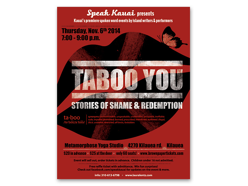 Event Poster Design: Taboo You