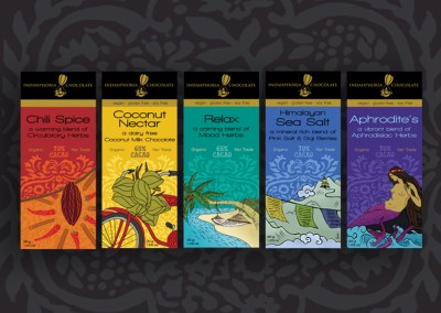 Indahphoria Chocolate | package design