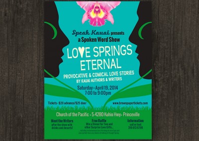 Love Springs Eternal | poster design