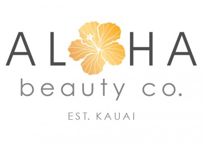 Aloha Beauty logo design by Limor Farber Design Studio